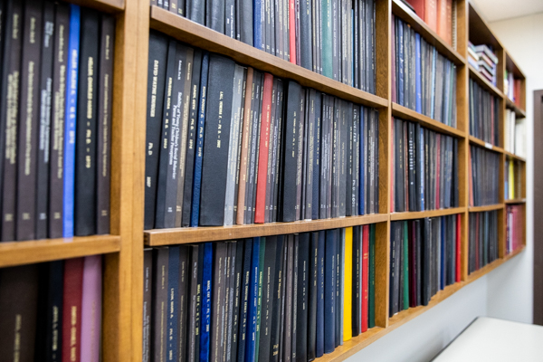 library with books